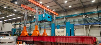 Selbstfahrender hydraulischer Kran mit einer Tragfähigkeit von 800 Tonnen